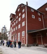 Gamla kvarnbygganden vid Forshammars bergverk