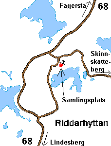 Kartskiss för samlingsplatsen